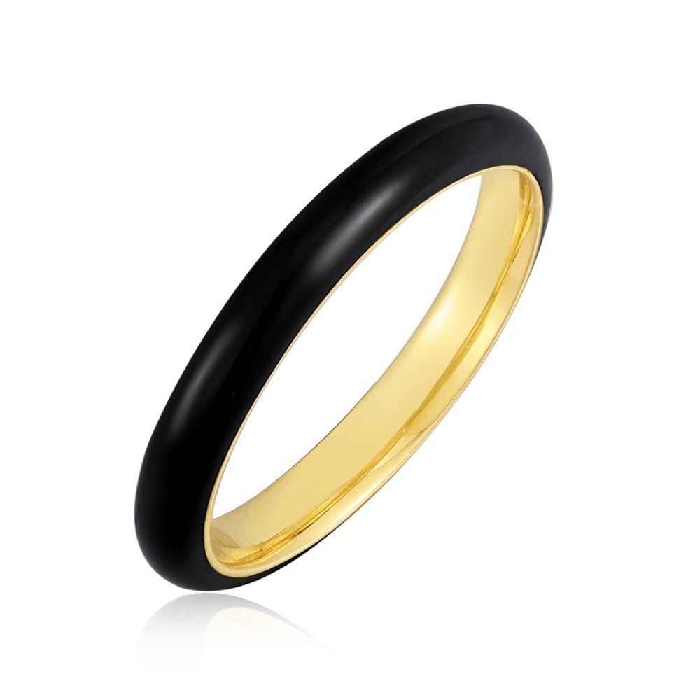 Glanzstücke München Bague Argent sterling en Or jaune Bague