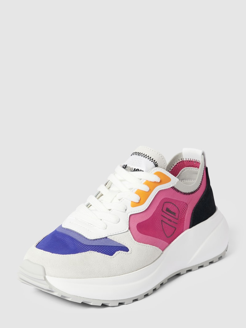 Sneaker mit Label-Details Modell 'DAISY' in pink