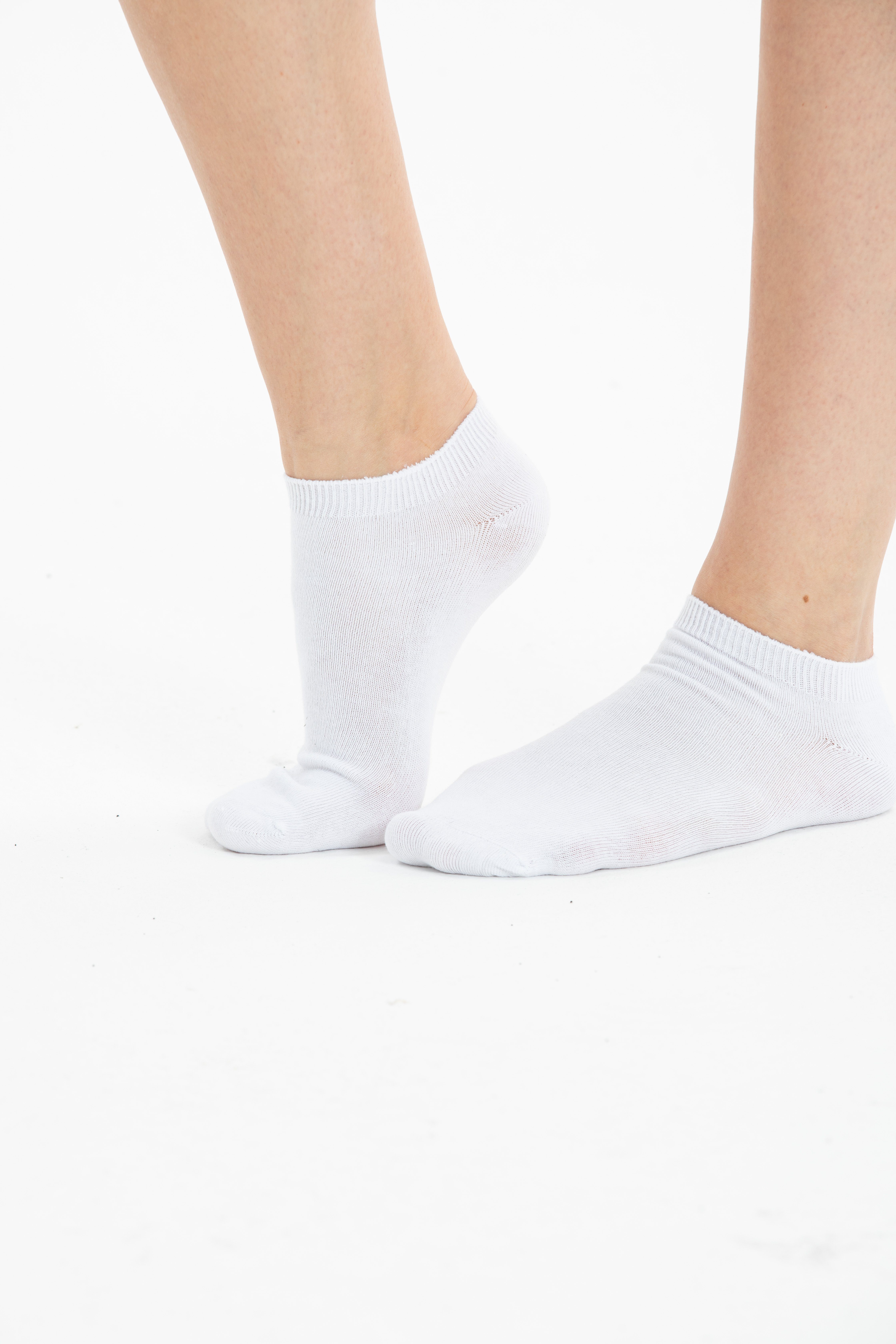 NERS Sneakersocken für Damen und Herren aus Baumwolle mit Bündchen (6-Paar, 6 Paar)