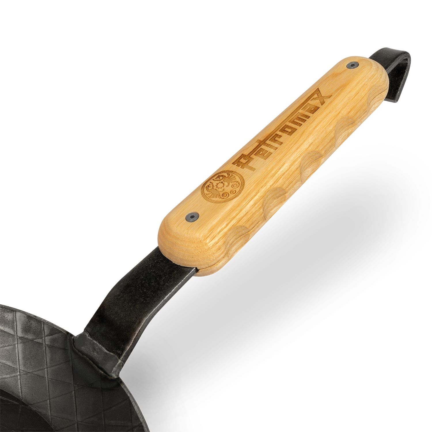 Holzgriff für Schmiedeeiserne Pfannen