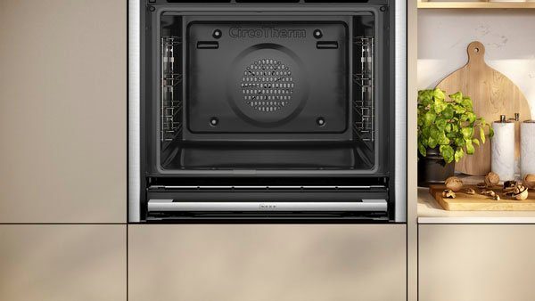 NEFF Einbaubackofen N 90 B64VT73N0, mit Teleskopauszug nachrüstbar, Hydrolyse, voll versenkbare Ofentür dank Slide & Hide®