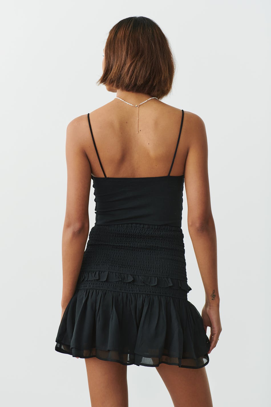Short smock skirt