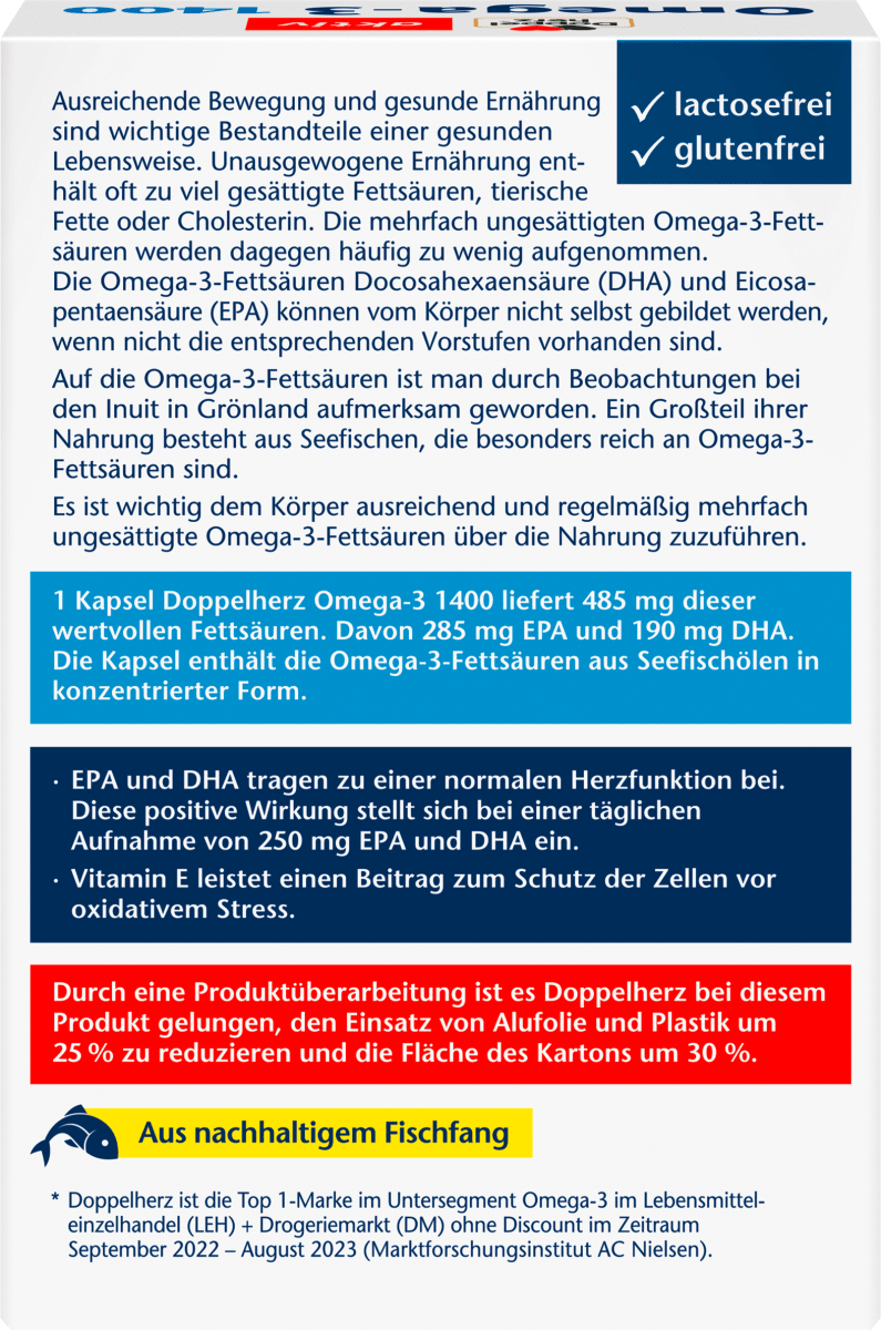 Omega-3 1400 Kapseln 30 St, 59,2 g
