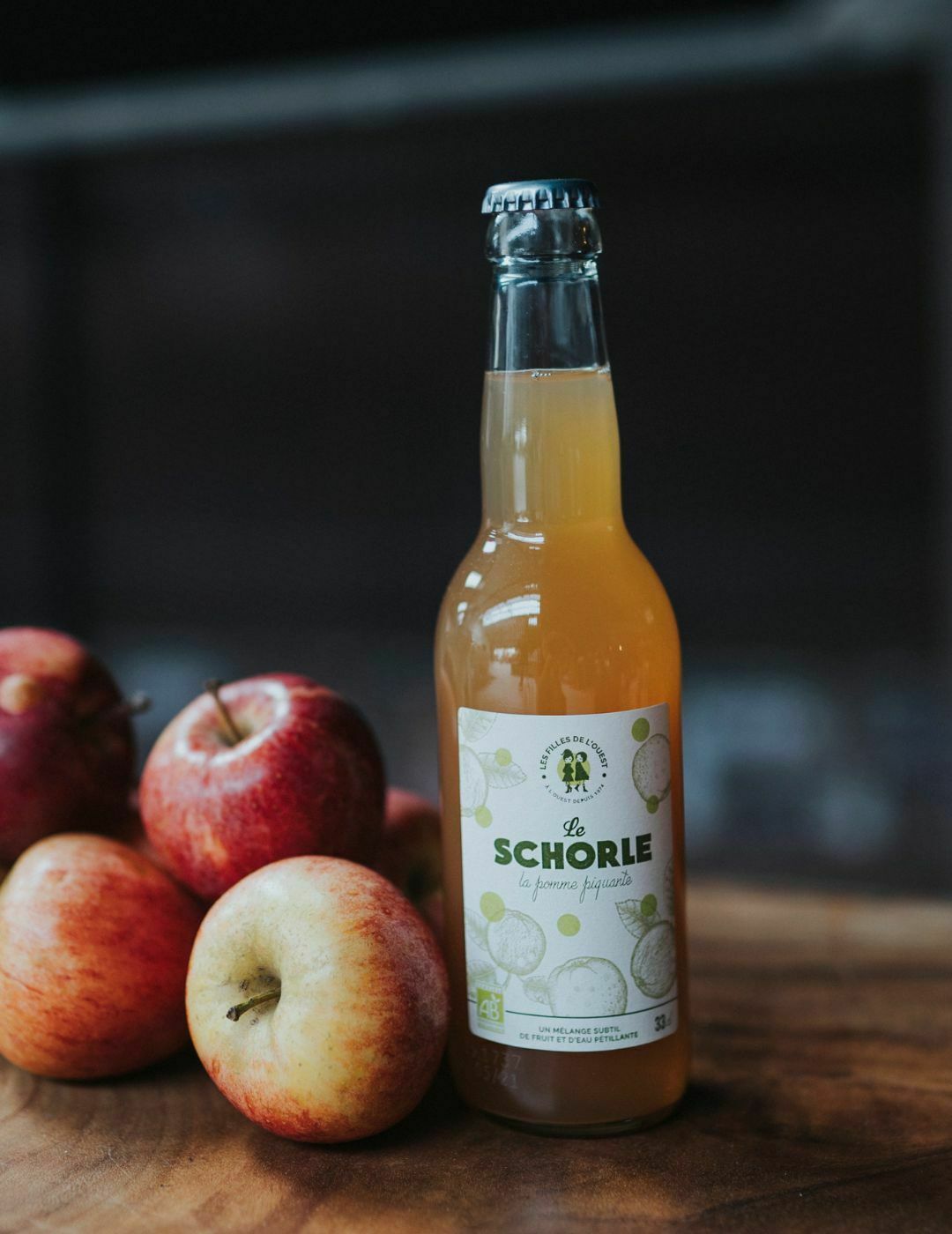 Les Filles de l'Ouest : Le Schorle Pomme Piquante - Gueule de joie 0° |  33 cl