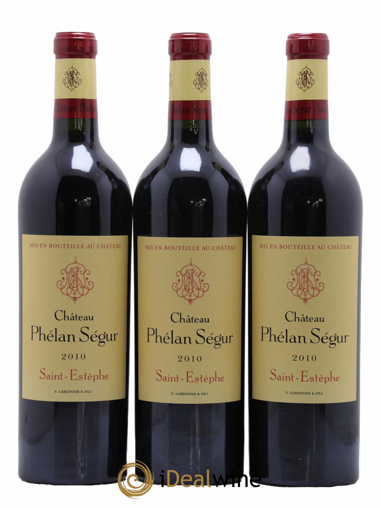 Château Phélan Ségur  2010 - Lot de 6 Bouteilles