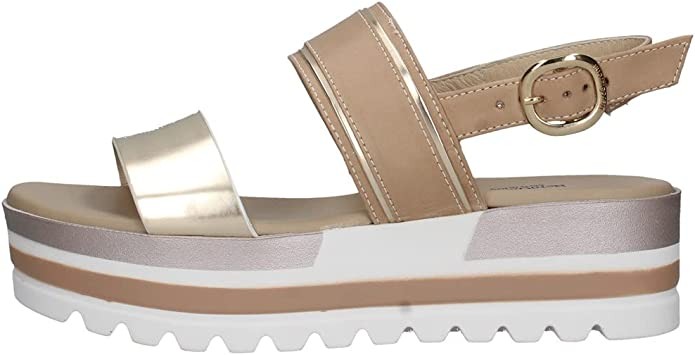 NERO GIARDINI Klassische Sandalen silber