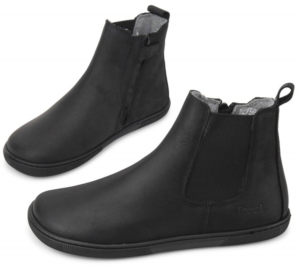 Koel bare |mid ~ Filas Chelsea Boot Wollfleece ~ Black