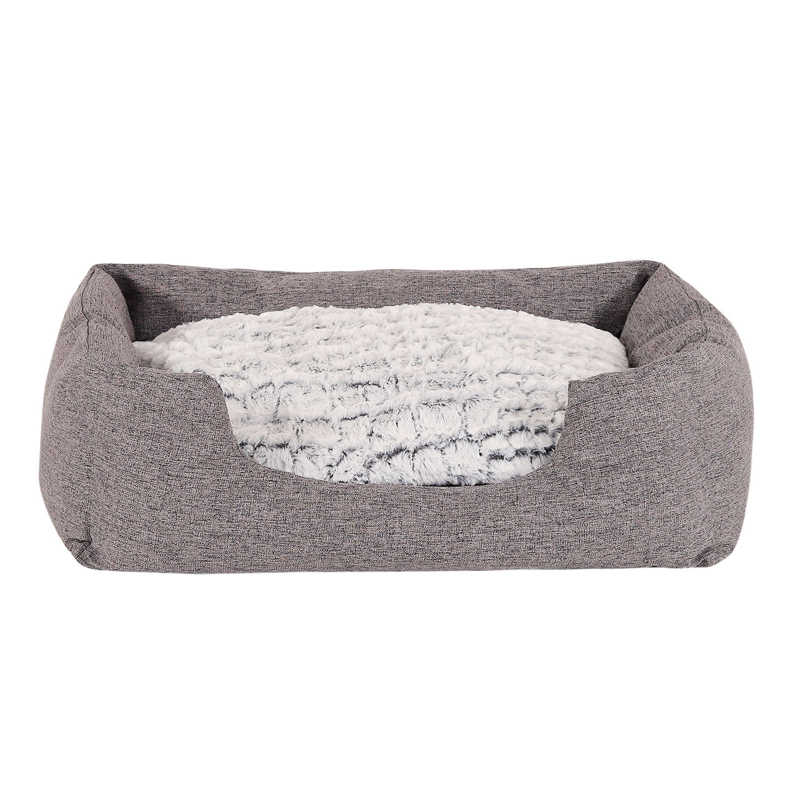 Lionto Hundebetten Lionto Hundebett mit Wendekissen meliert grau M