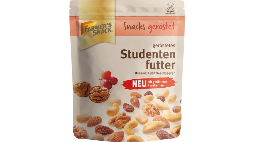 FARMER'S SNACK Studentenfutter Klassik geröstet 125 g