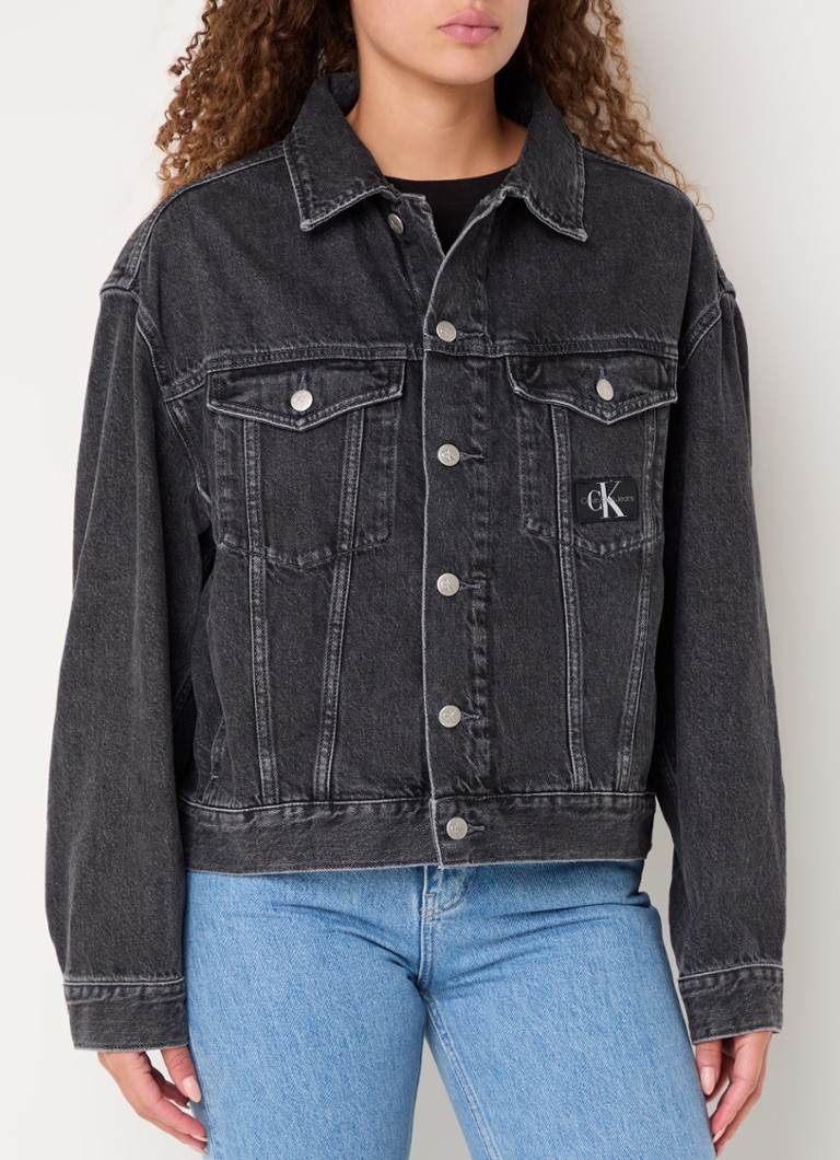 Calvin Klein Denim jacket with logo and chest pockets