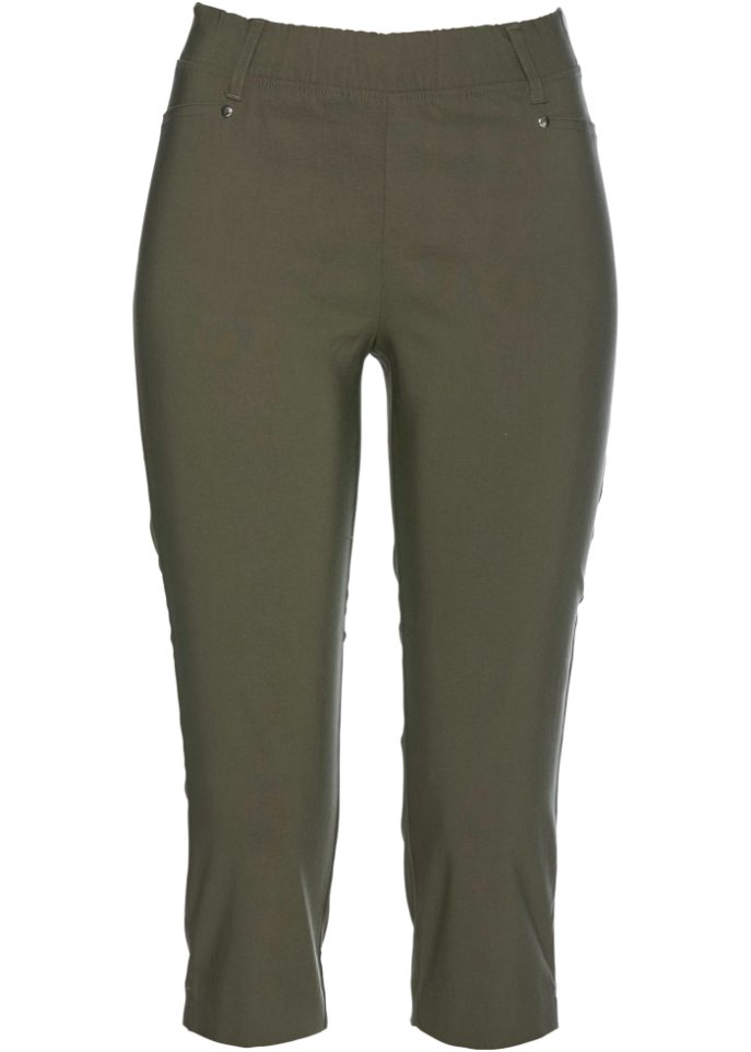 Stretchcapri mit Schlupfbund