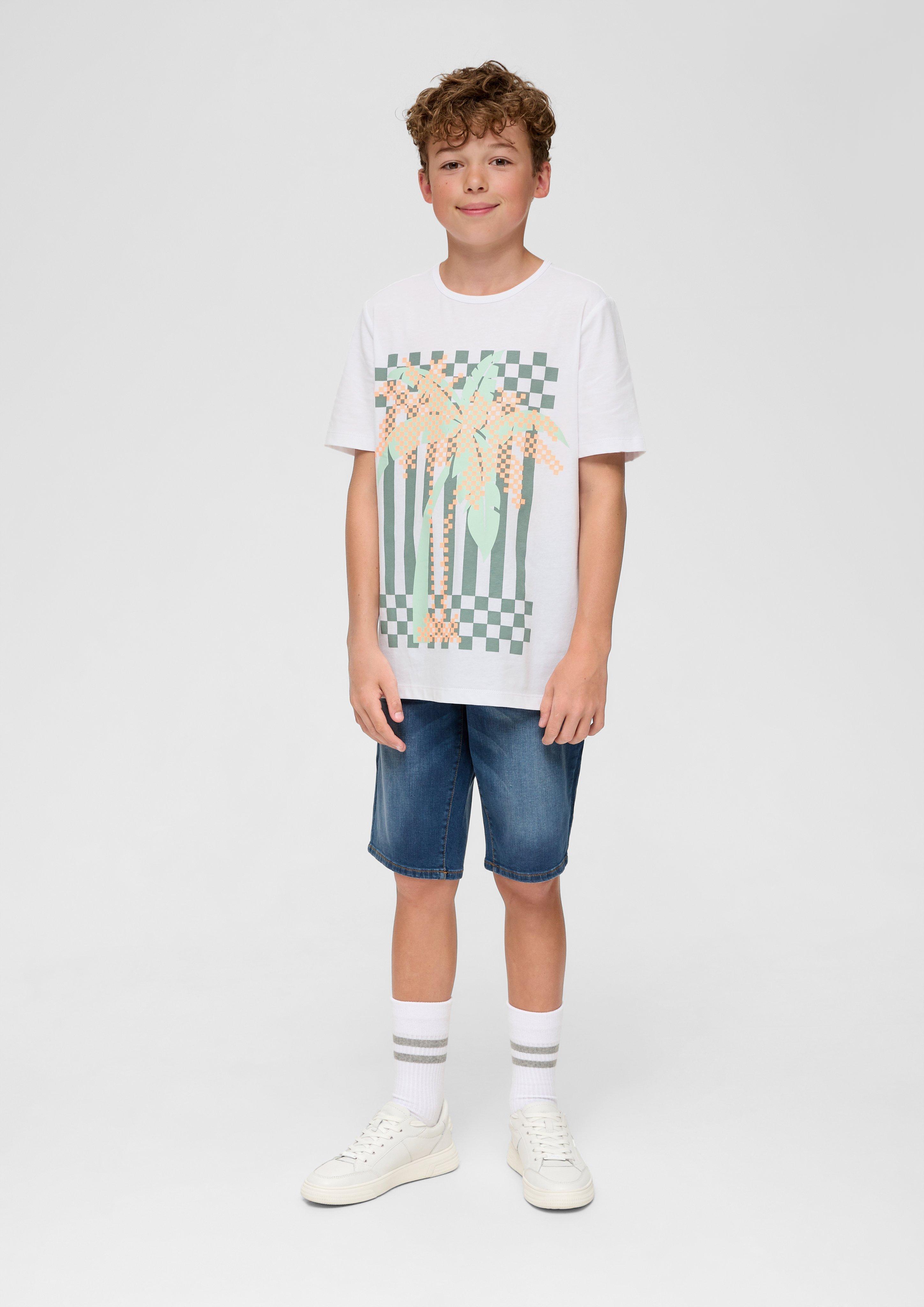 Jerseyshirt mit Frontprint  2130531-0100