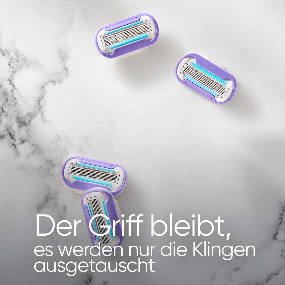 Rasierklingen, Deluxe Smooth Swirl, 4 St