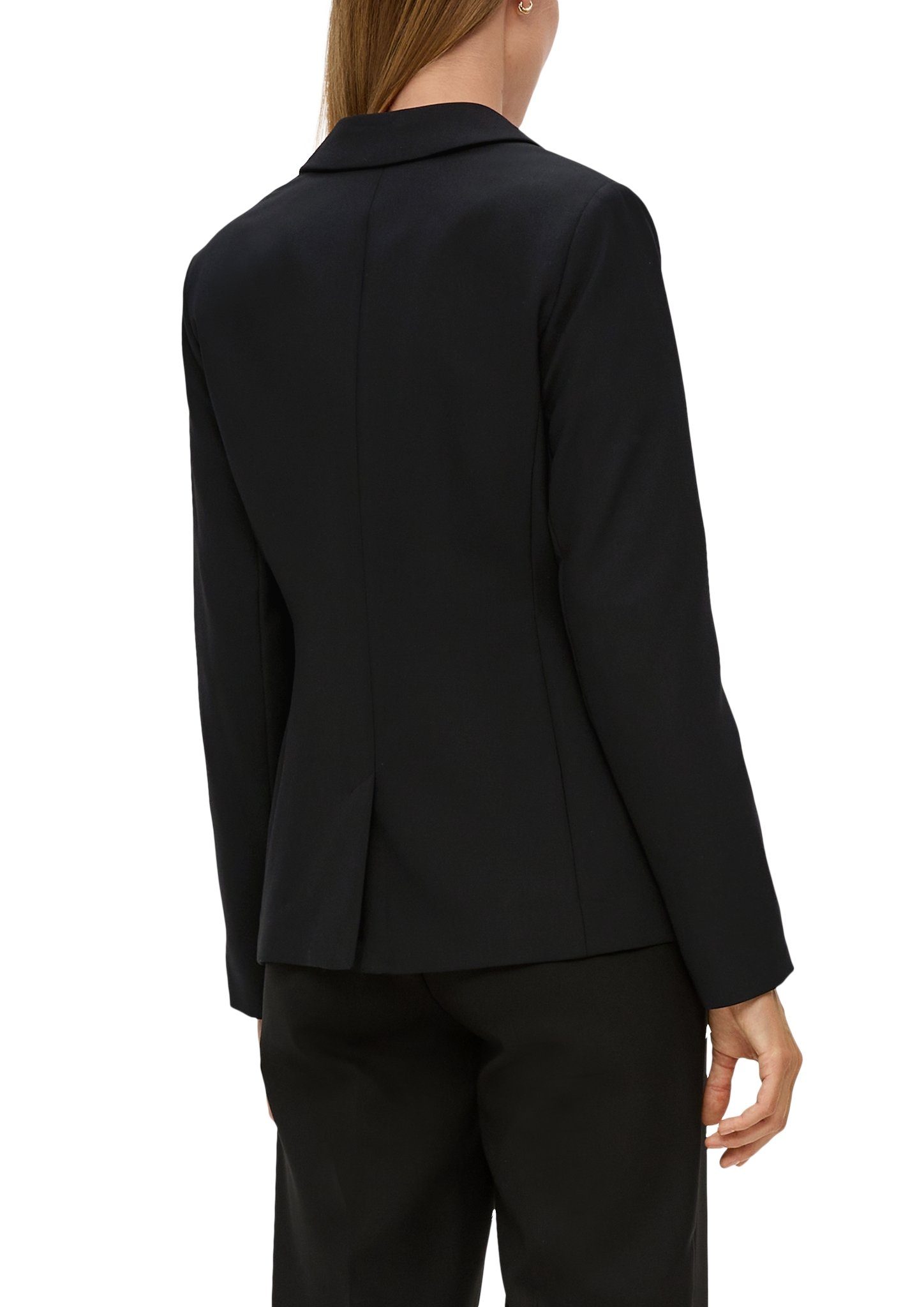 s.Oliver BLACK LABEL Kurzblazer mit Pattentaschen vorne