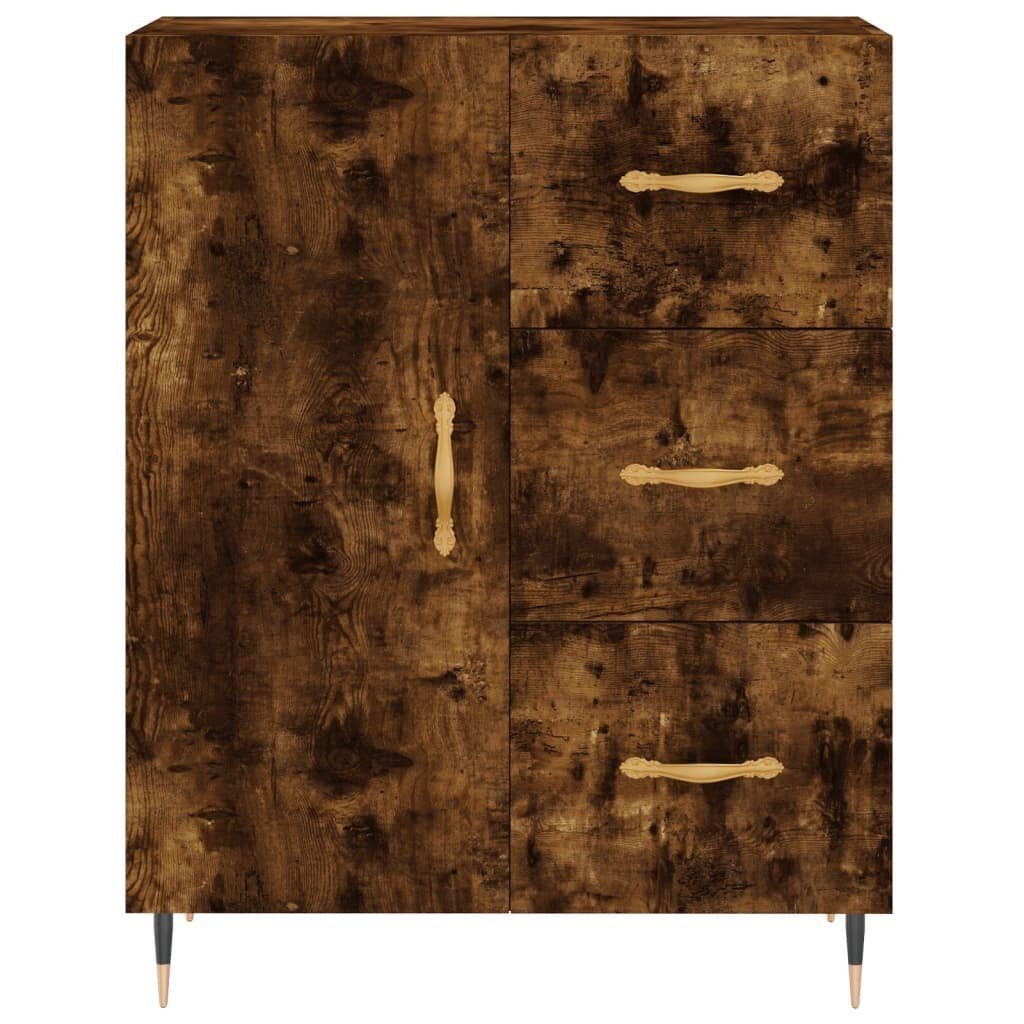 vidaXL Anrichte Sideboard Räuchereiche 69,5x34x90 cm Holzwerkstoff