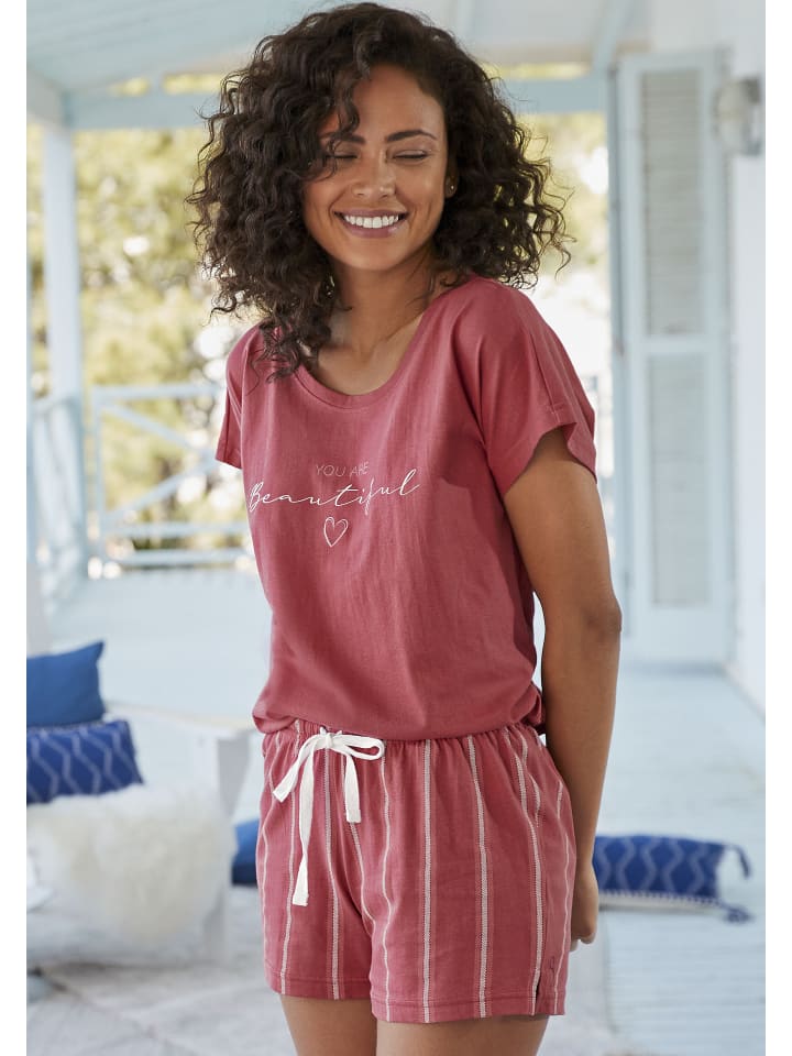 VIVANCE DREAMS Shorty in rot-gestreift günstig kaufen