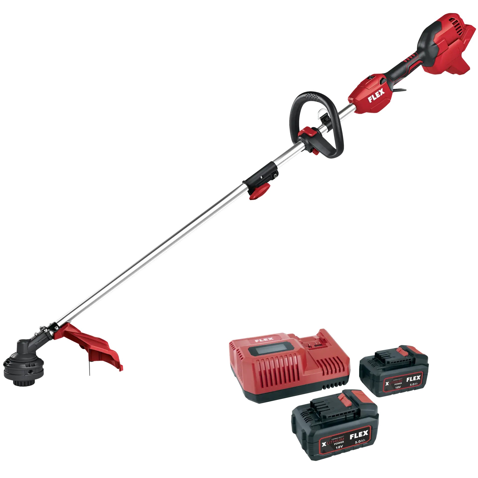 Flex-tools 535136 GLT 35 18-EC + P-SET 55 R Accu-grästrimmer 18V 5,0Ah Li-jon