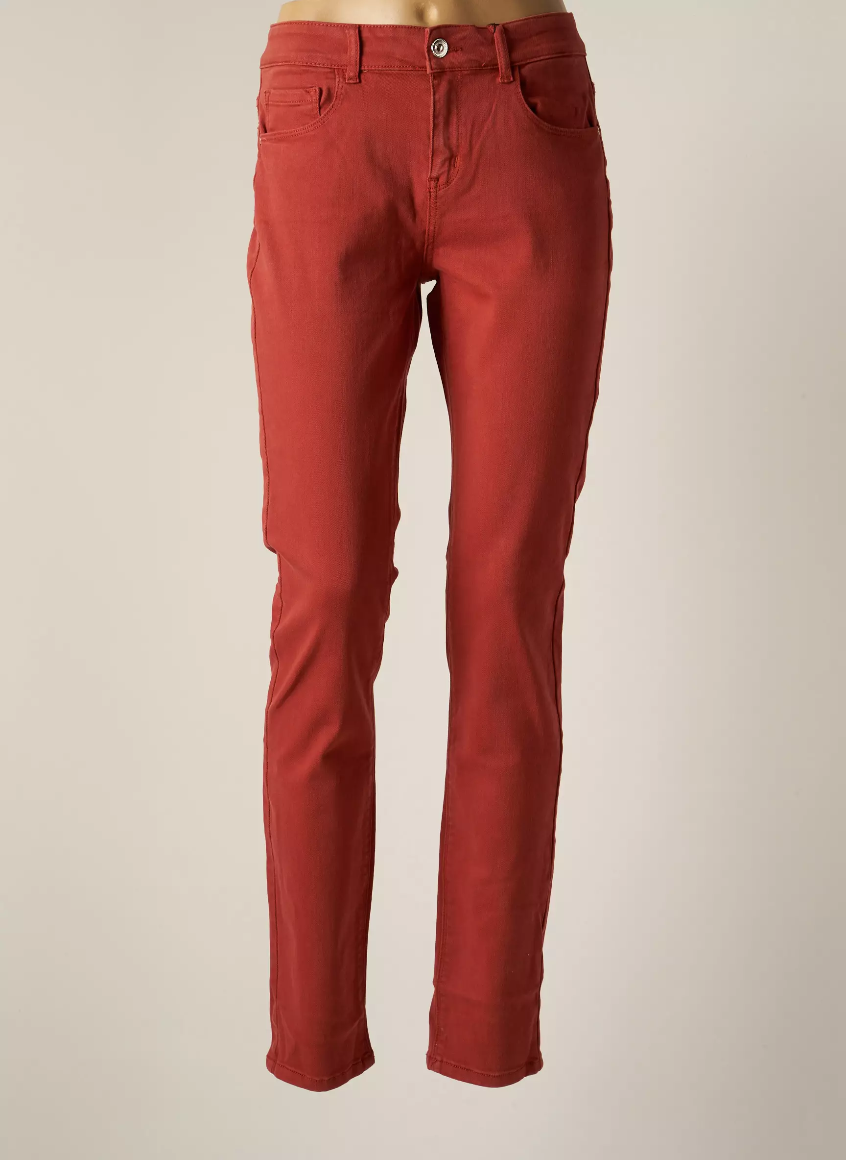 Janira Pantalons Slim Femme couleur orange