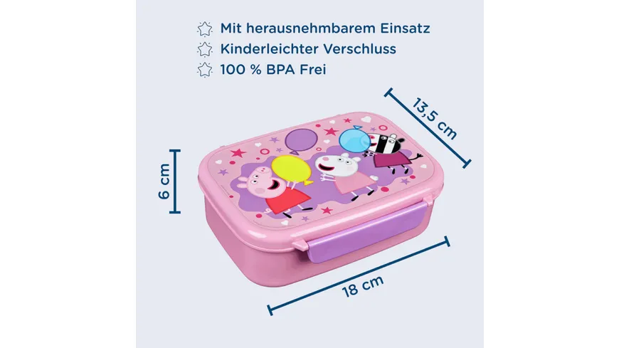 Scooli - Peppa Pig - Brotzeitdose
