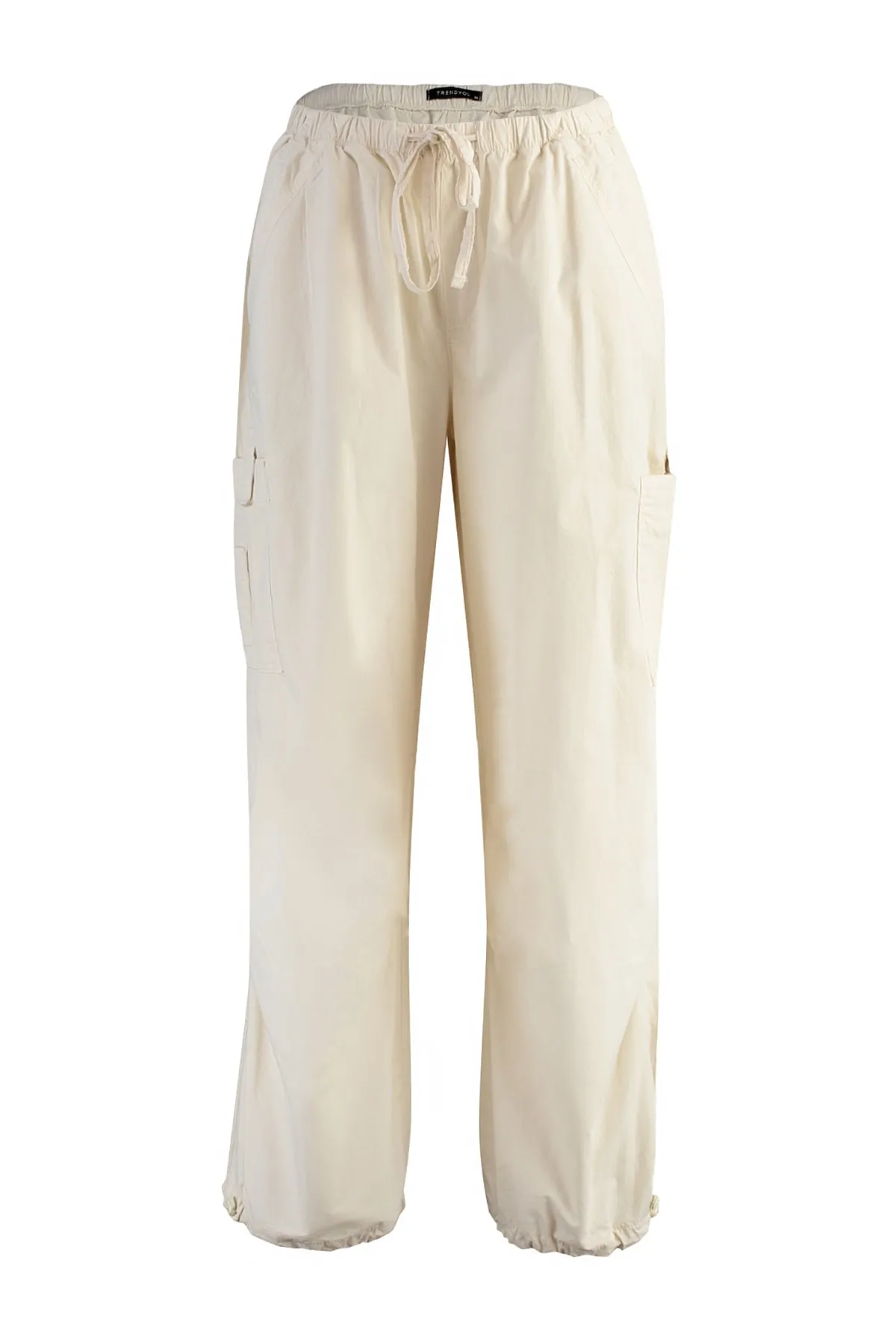 Trendyol Collection  Beige Jogginghose mit normaler Taille und Taschendetail TWOAW23JE00740/Beige