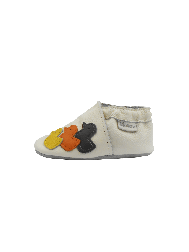 Yalion Leder-Krabbelschuhe 
