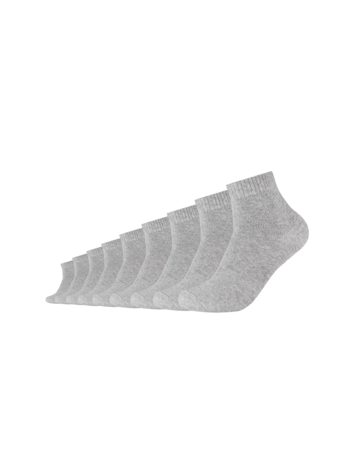 S. Oliver Kurzsocken 9er Pack classics in hellgrau melange günstig kaufen
