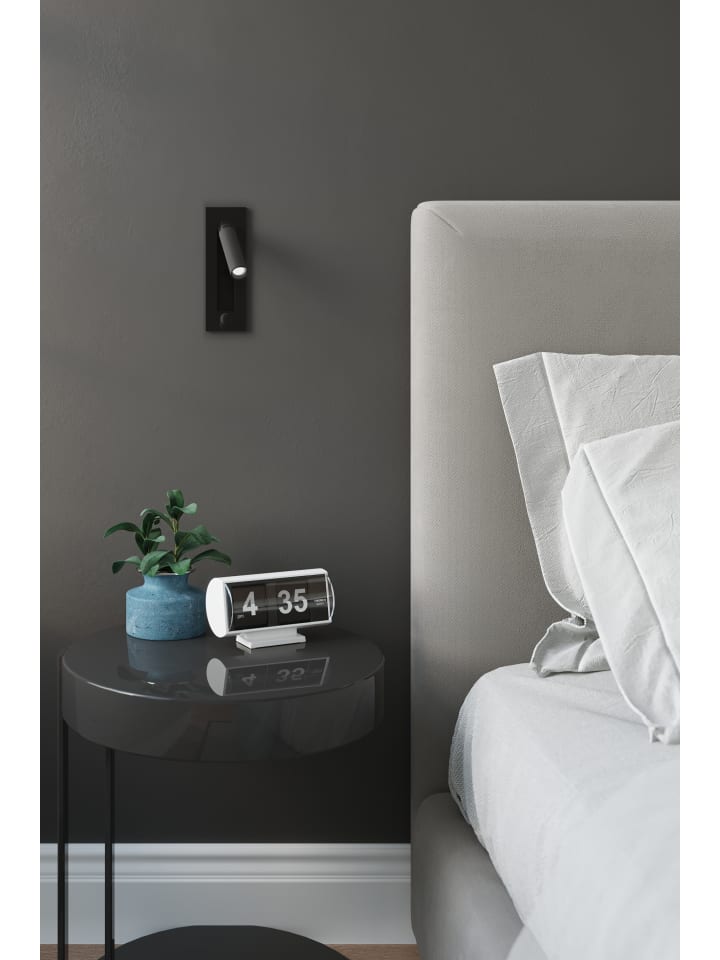 Nice Lamps Wandleuchte CHIMERY in Schwarz Stahl beweglicher schirm tube G9 LED NICE LAMPS günstig kaufen onesize