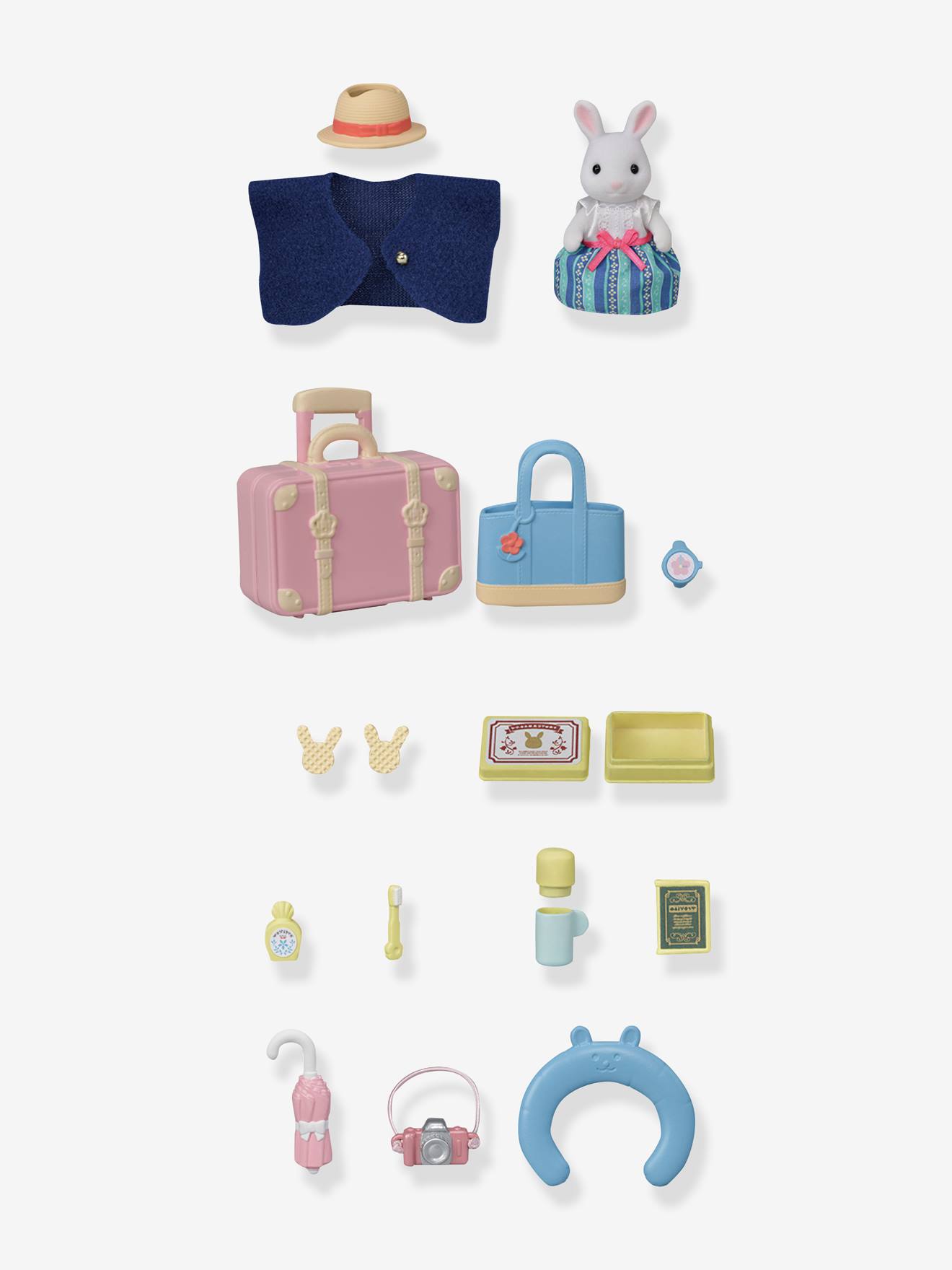La maman lapin neige et sa valise de week-end
