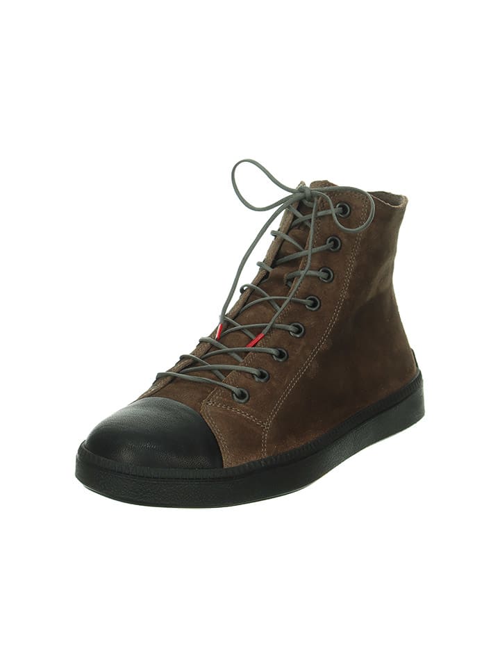 Think! Leder-Boots in Braun günstig kaufen