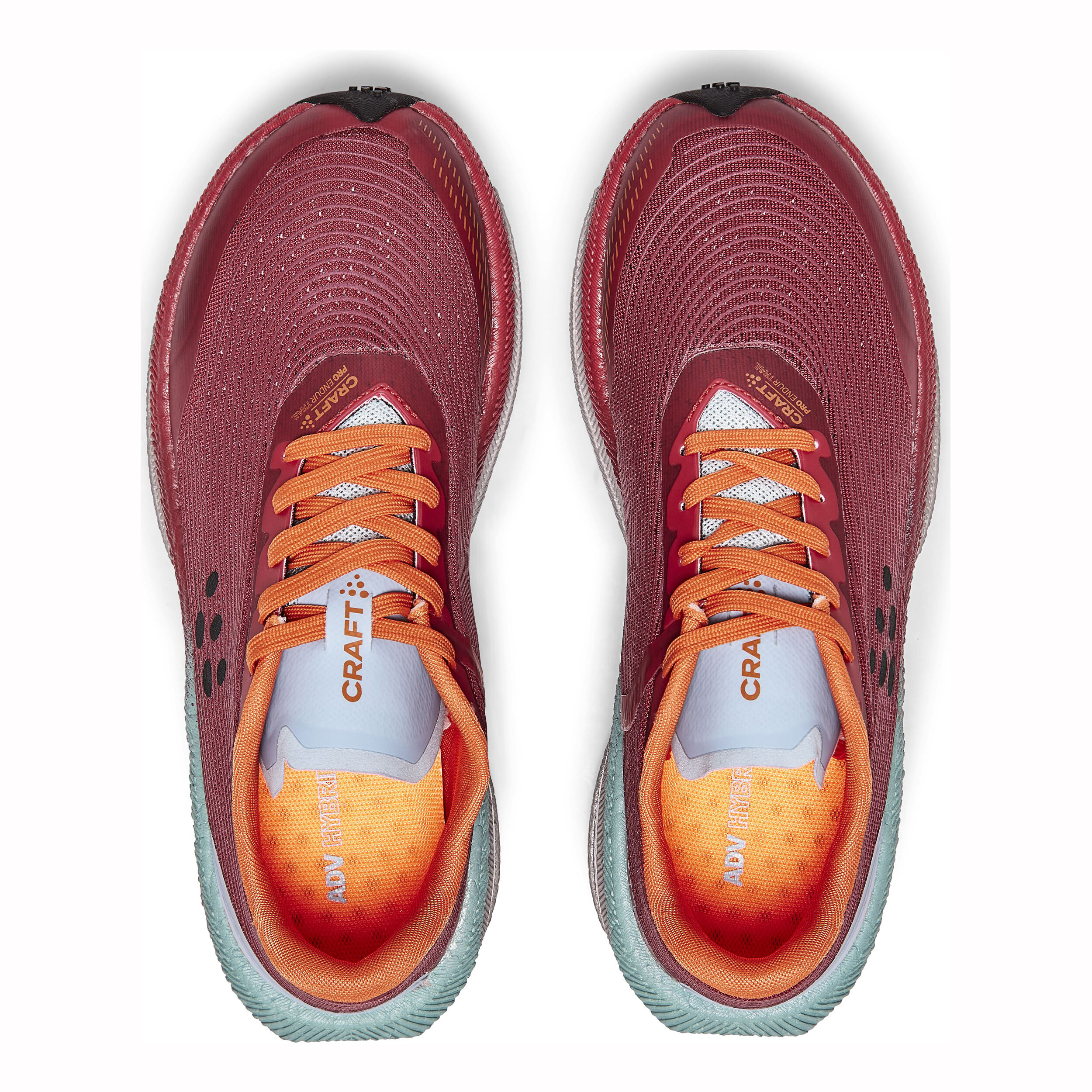 Endurance Trailschuh Damen - Rot, Hellblau