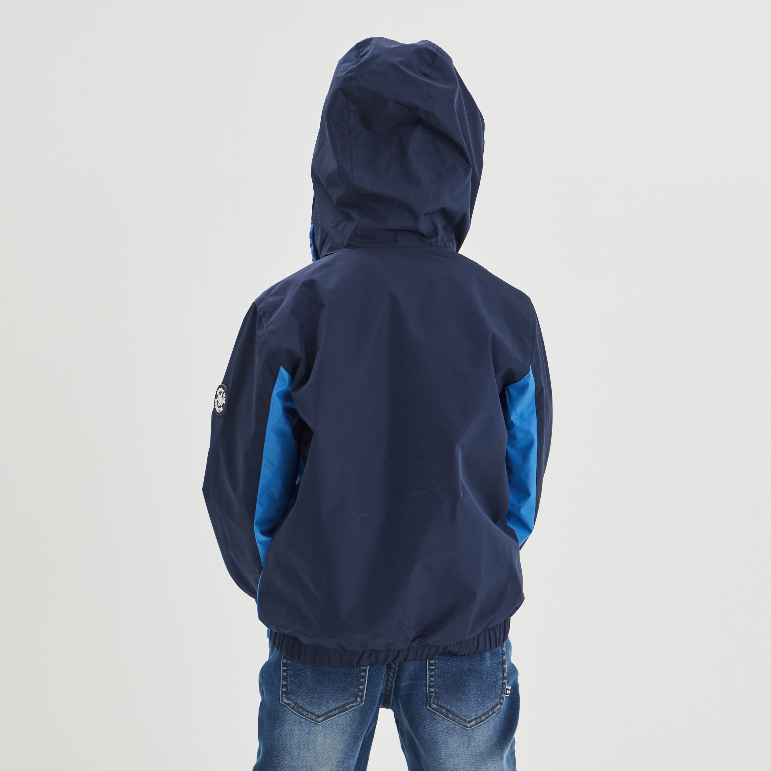 Veste droite à capuche bleu garçon | La Halle