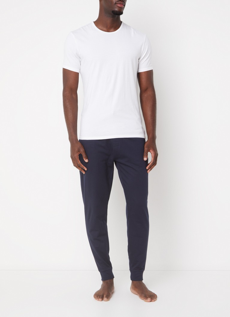 Pantaloni de trening slim fit originali HUGO BOSS cu logo