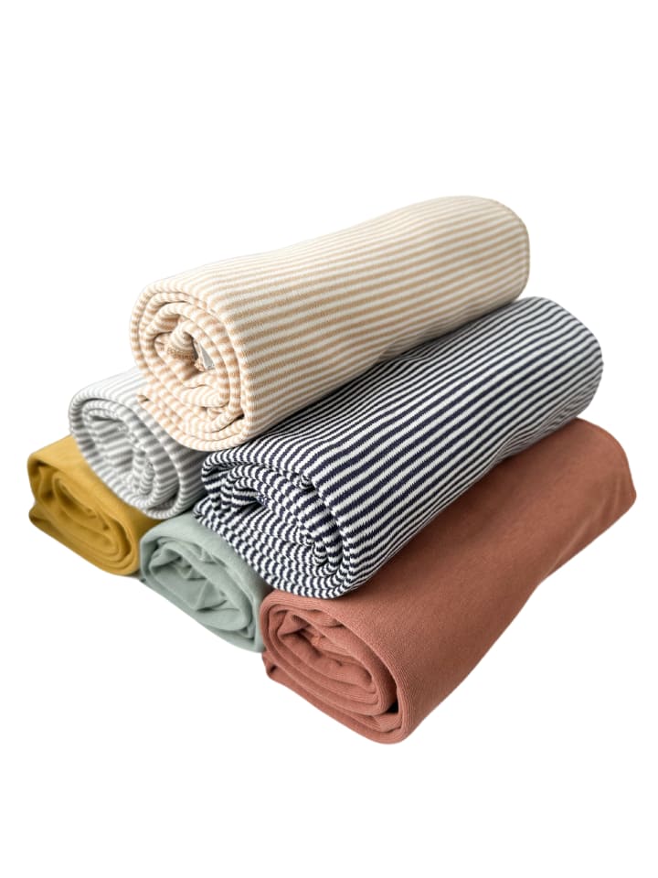 Hoppediz Babydecke Pucktuch in grau-weiß günstig kaufen 90 x 90 cm