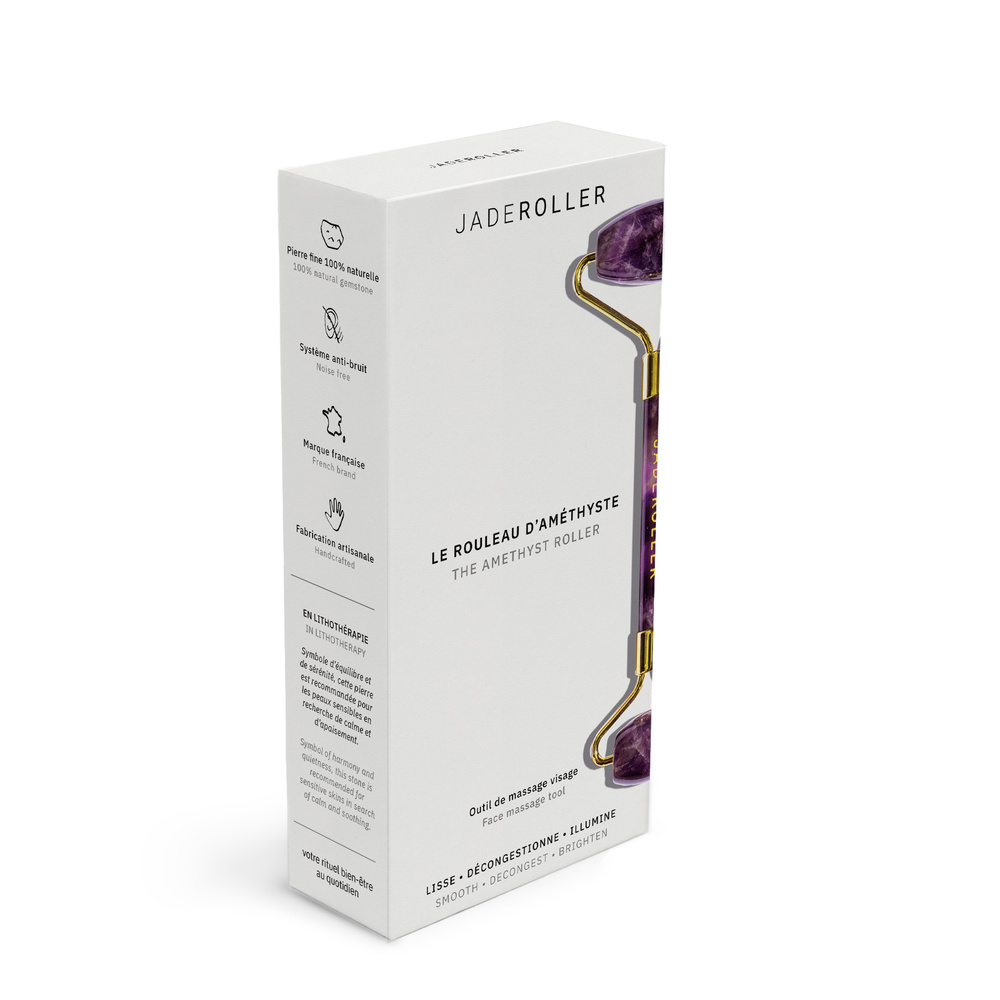 Jade Roller Le Rouleau d'Améthyste Roll-on de massage