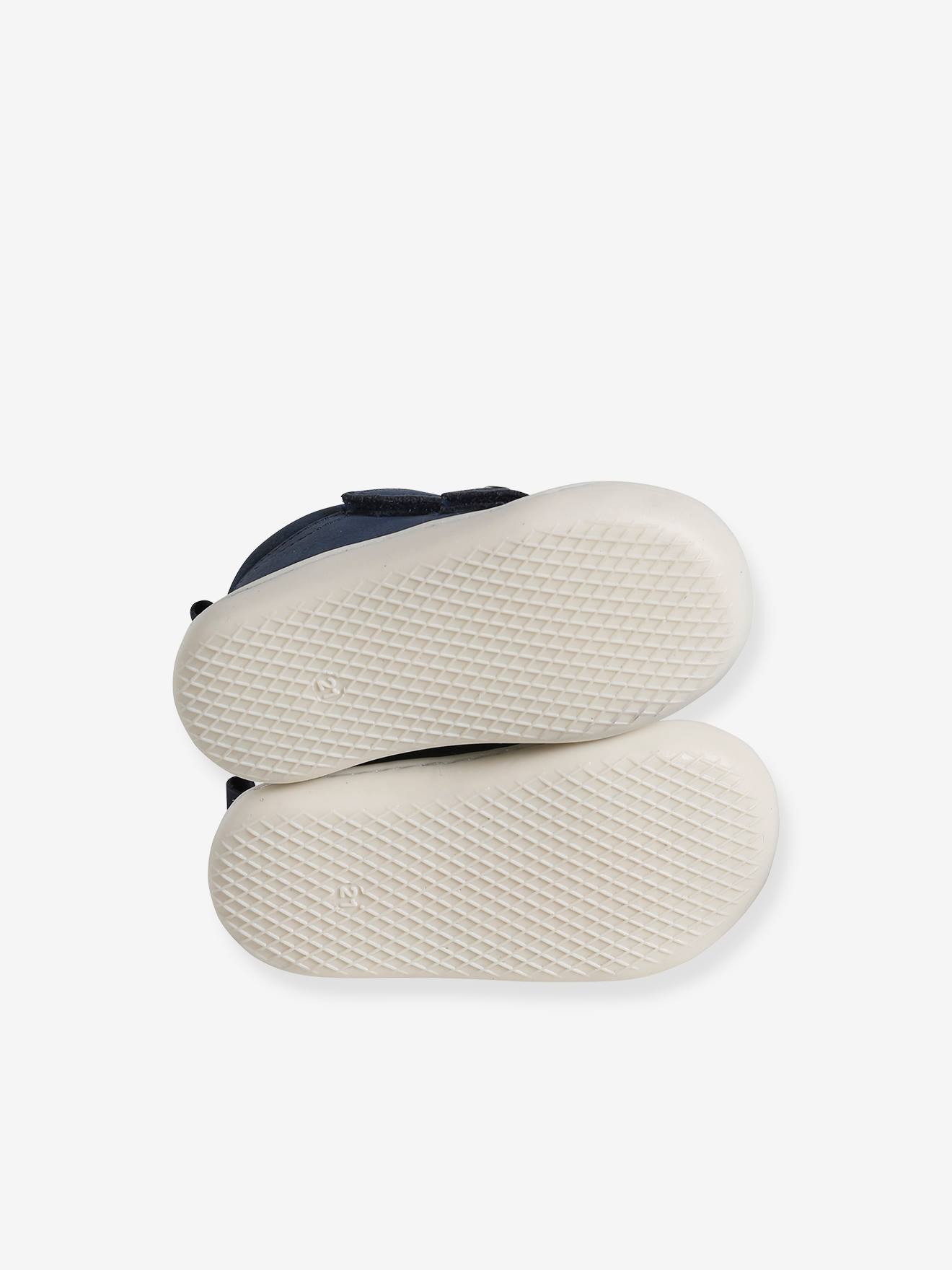 Vertbaudet Baby Lauflern-Boots mit Klett - blau
