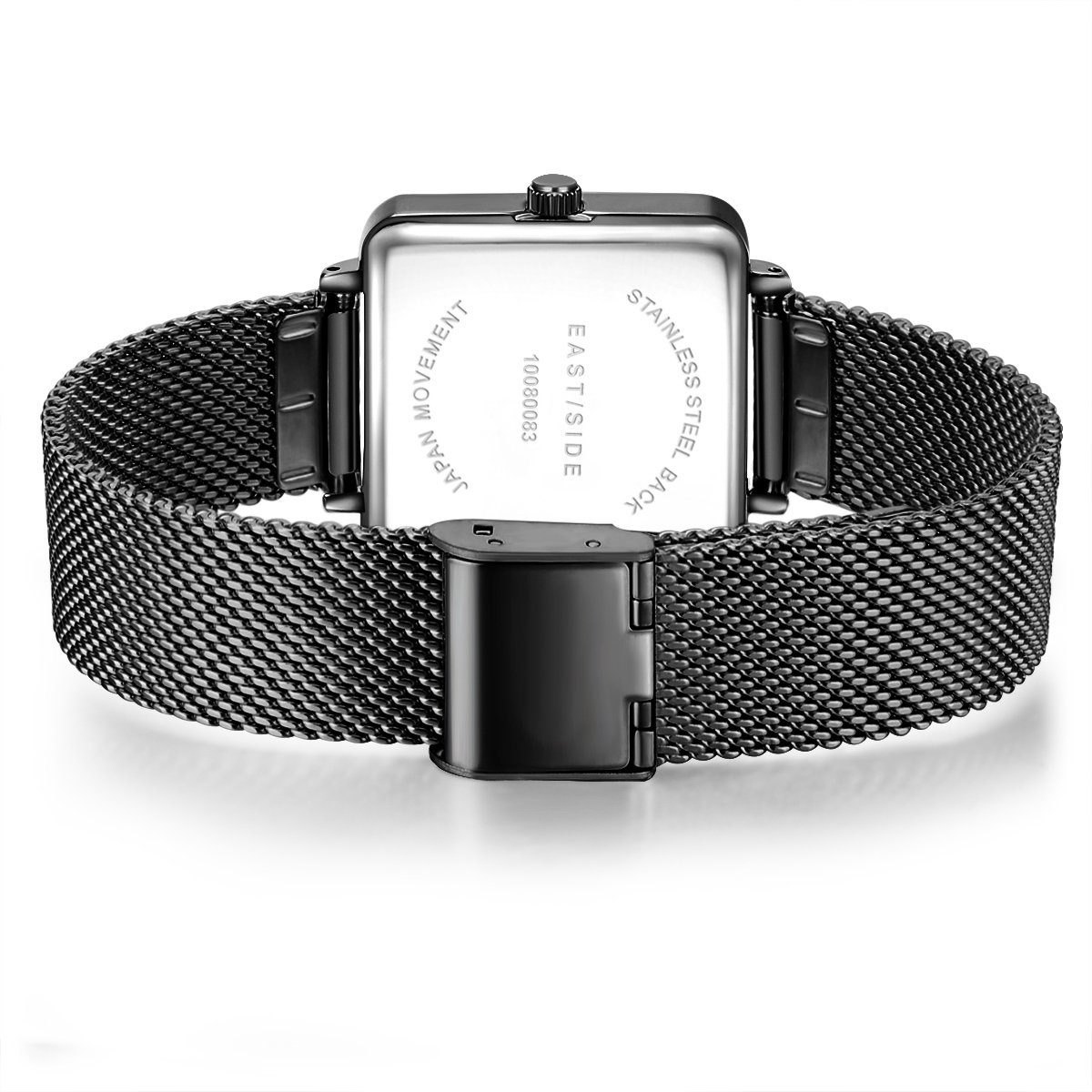 Eastside Automatikuhr Grand anthrazit, mit Edelstahl-Armband
