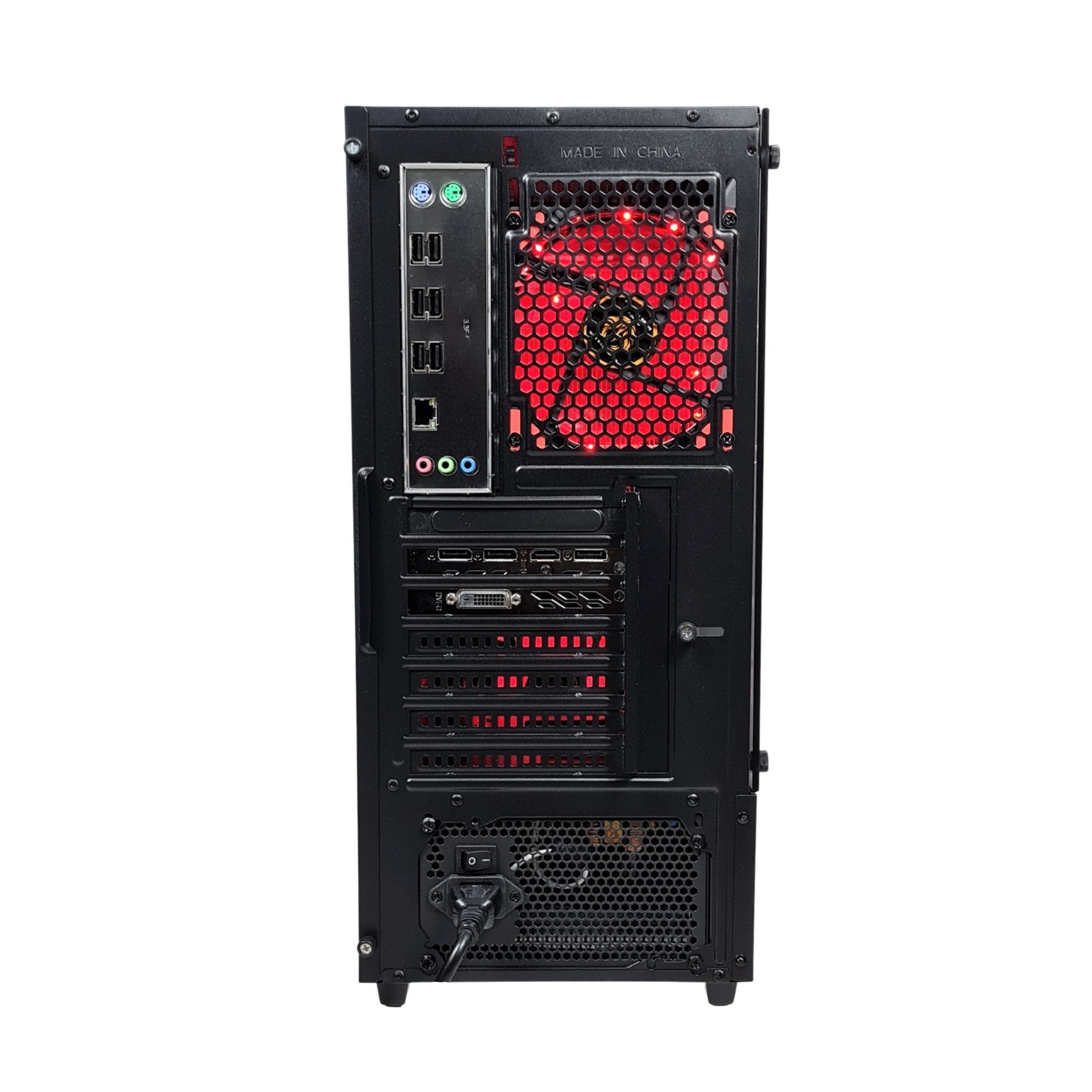 PC Store NCA Gaming PC Mirror 4GHz Intel i7 NVIDIA GTX und RTX Grafikkarten Windows Gaming-PC (Intel Intel i7, NVIDIA GTX 750 / GTX 1660 SUPER / RTX 4060, 8GB RAM 240GB SSD ohne HDD GB RAM, RGB Lüfter mit Controller, WLAN Stick)