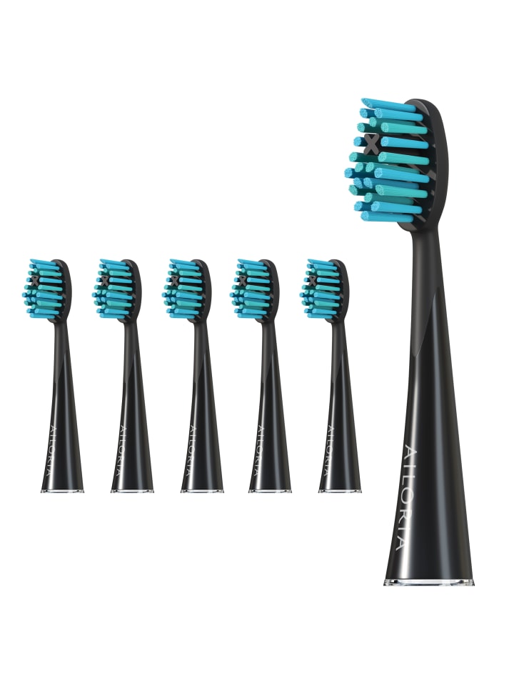 Ailoria SHINE BRIGHT Extra Clean Ersatzbürstenköpfe 6er Set in blau günstig kaufen onesize