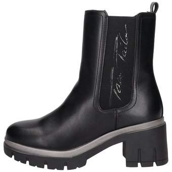Tom Tailor Chelsea Stiefelette in schwarz
