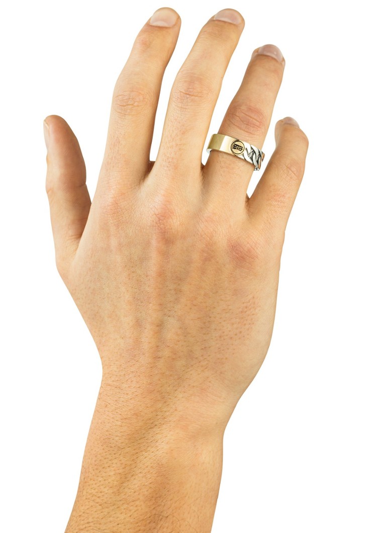 Buddha zu Buddha Esther Doppelring aus Silber
