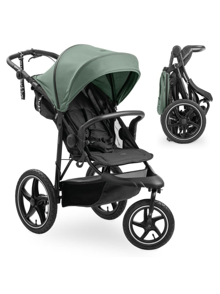 Hauck Buggy & Jogger Runner 3 (mit großen Luftreifen) - Jungle in gruen,schwarz günstig kaufen onesize