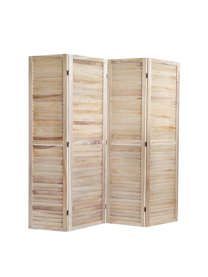 Homestyle4u 4-tlg. Paravent in Braun 160x170 günstig kaufen onesize