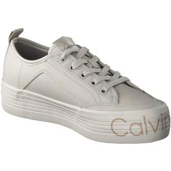 Calvin Klein Vulc Flatform Low Wrap Around in beige