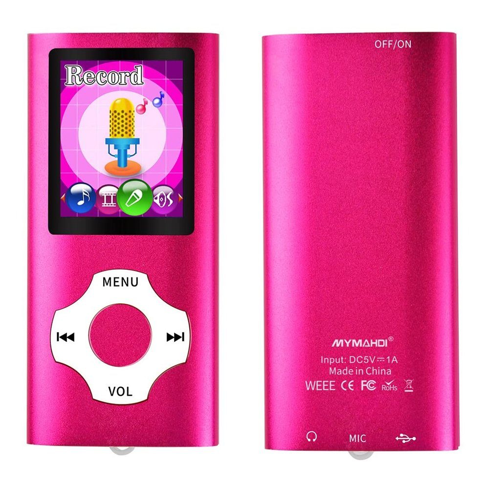 Devenirriche MP3-Player mit Bluetooth, Full Touchscreen MP3-Player MP3-Player