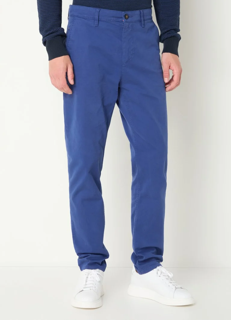 Pantaloni chino slim fit HUGO BOSS cu buzunare laterale