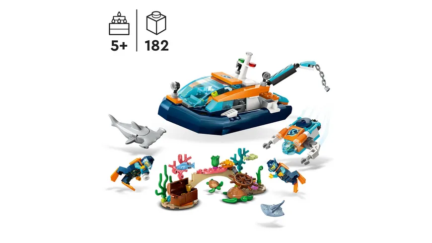 LEGO City 60377 Meeresforscher-Boot