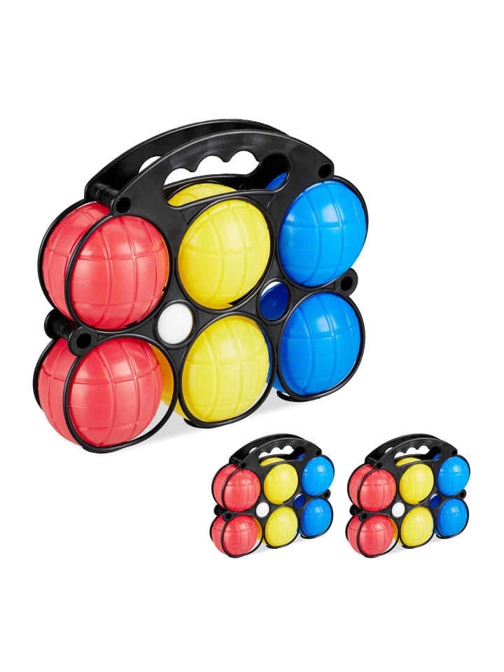relaxdays 24tlg. Boccia-Spiel in Bunt günstig kaufen onesize