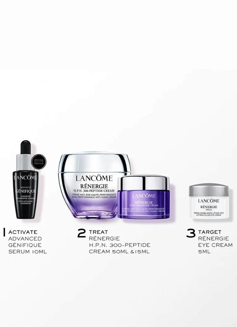 Set de îngrijire facială Lancôme Rénergie de Crăciun - Ediție limitată