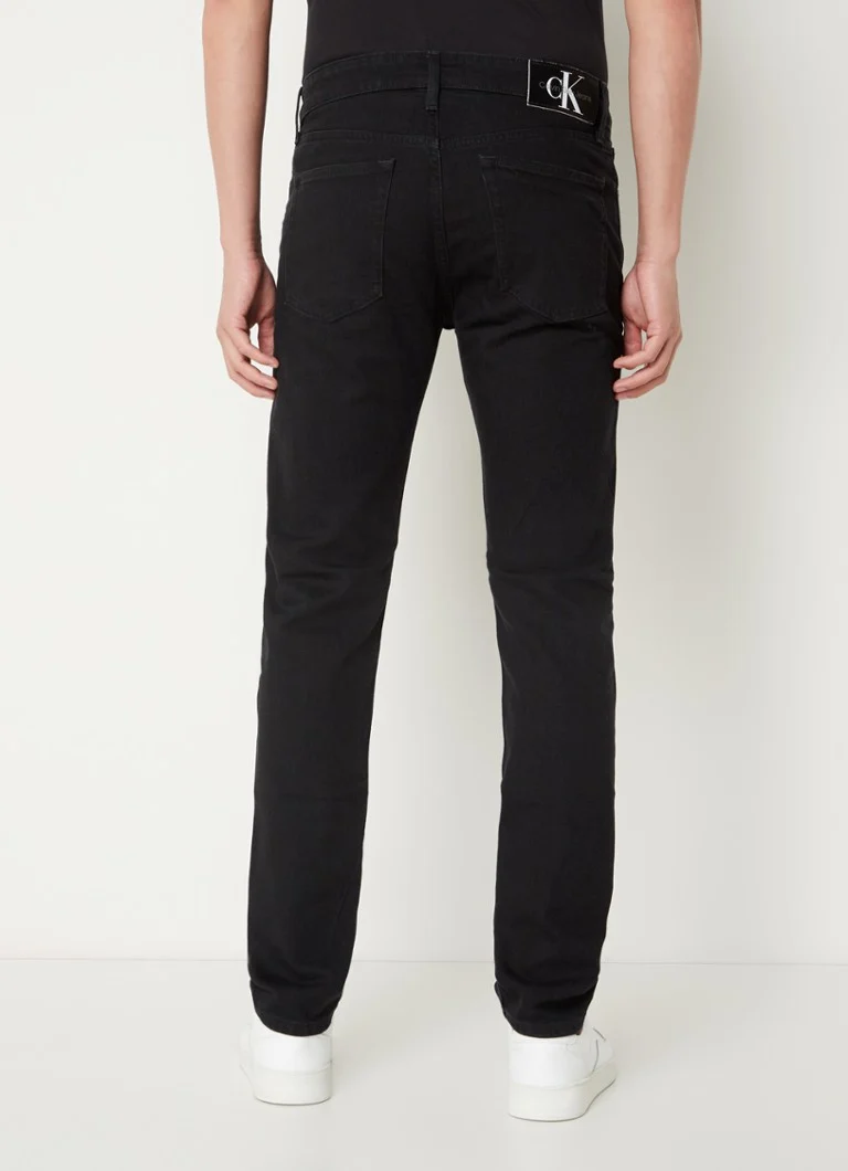 Jeansy Calvin Klein skinny, kolorowe, sprane