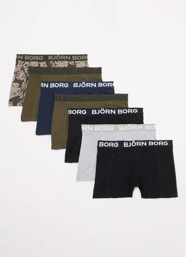 Björn Borg Boxer shorts with logo band in 7-pack